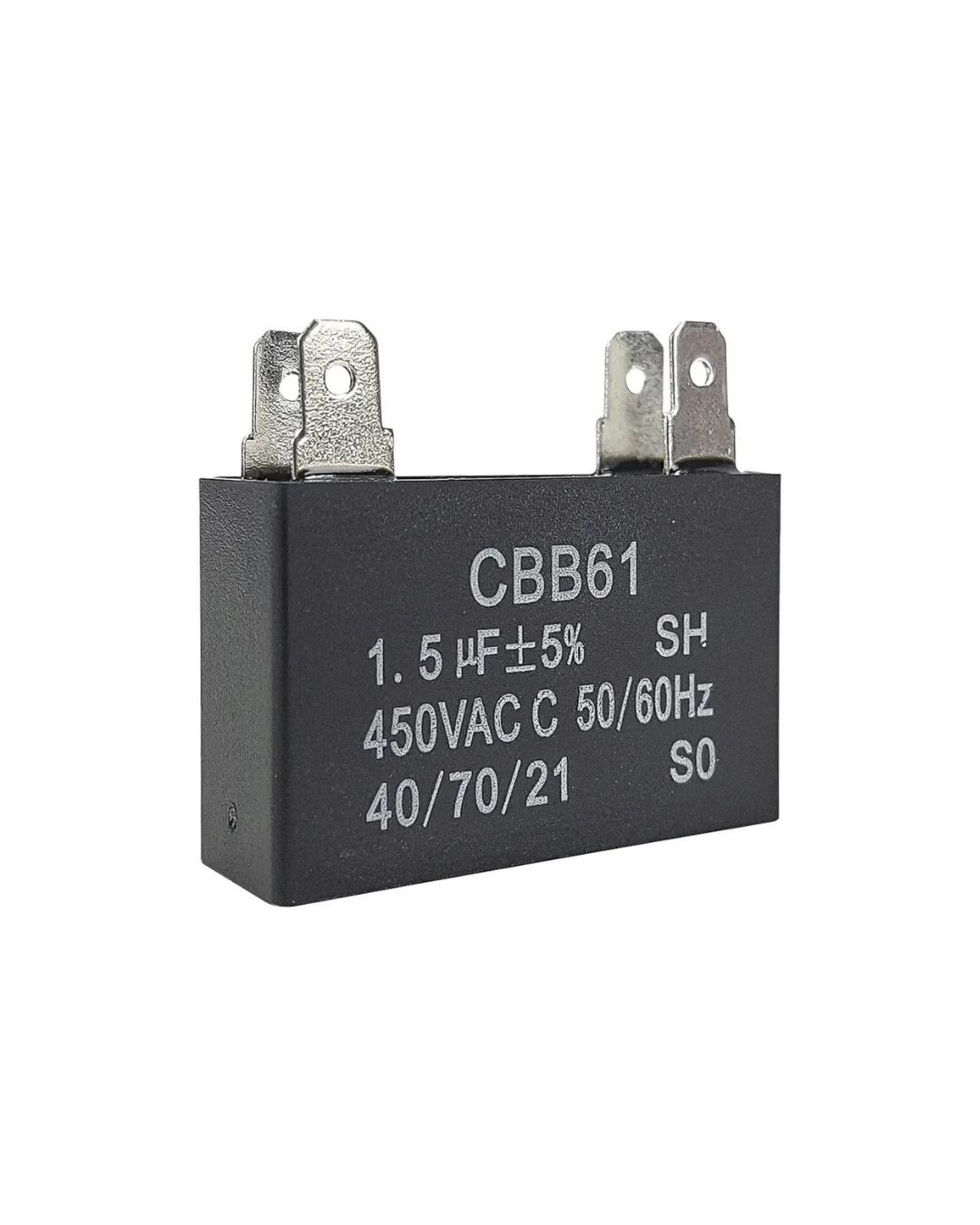 Capacitor Ventilador quadrado - consultar Uf