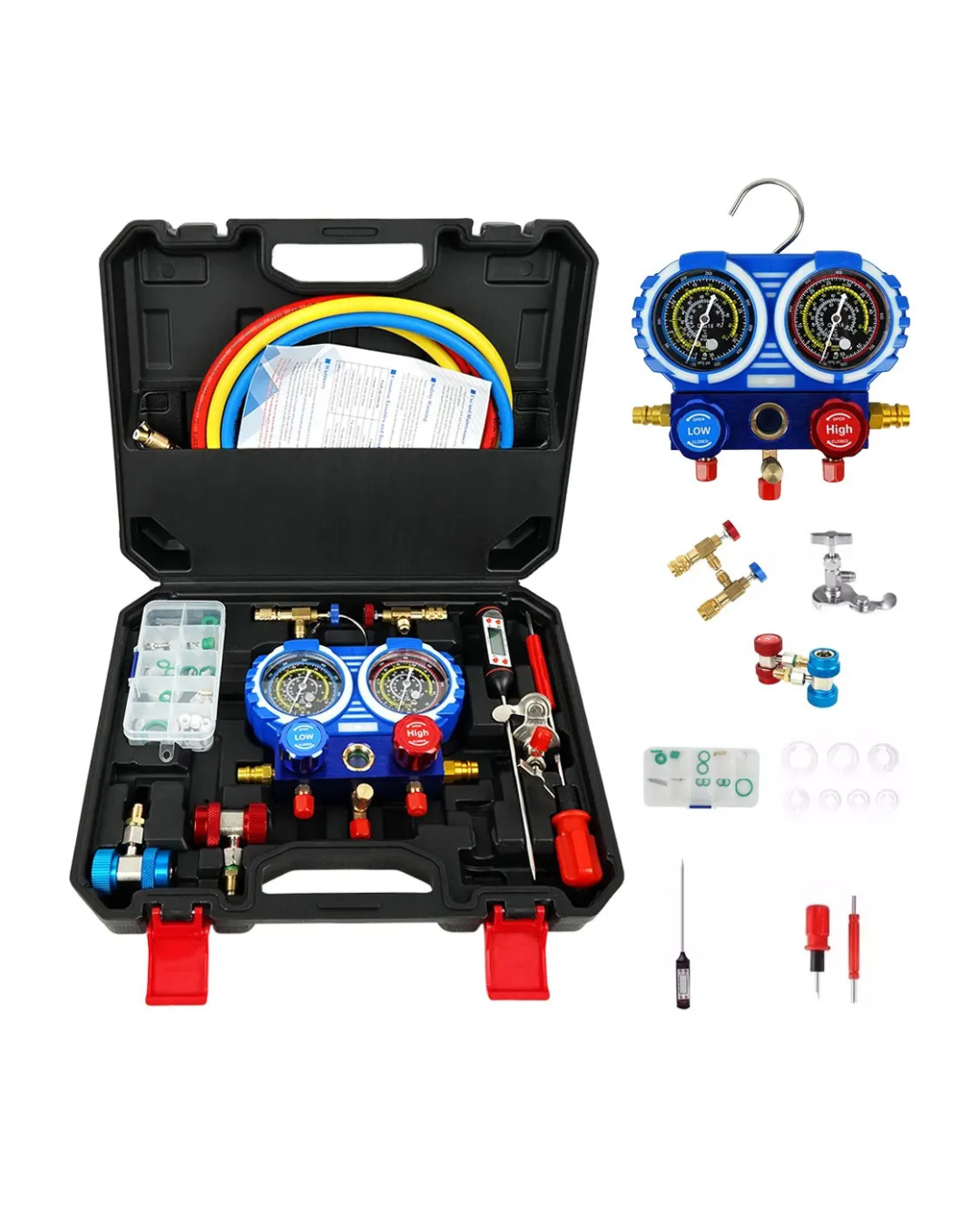 Manômetro De Diagnóstico De Ca Com Mangueiras